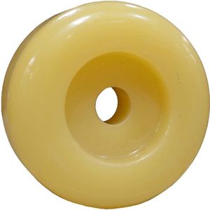 End Cap For Boat Rollers 2 3/4 Diameter - 1/2 Shaft Size Yellowimage