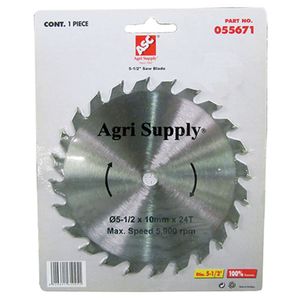 5 1/2 Circular Saw Blade 24 Teeth 5/8 Arborimage