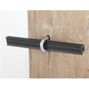 4 Tube Insulator For Wood Posts (50 Per Pack)image