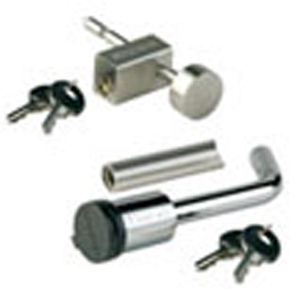 Master Lock&reg; Swivel Head&trade; Receiver & Coupler Lock Set Keyed Alikeimage