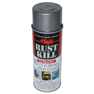 Majic Paint 2431642 Rust Kill Oil Based Enamel Aerosol Aluminumimage