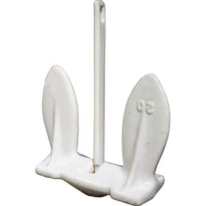 Navy Anchor Lb Cast Iron Coated Whiteimage