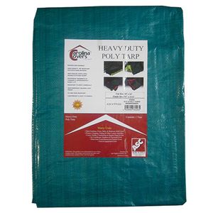 Poly Tarp, Brown / Green, 10 x 12image