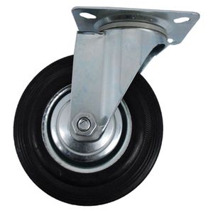 Swivel Black Rubber Casterimage