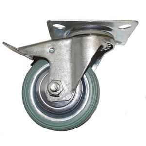 Total Brake Grey Rubber Casterimage