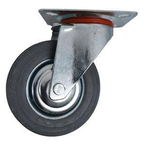 Swivel Gray Rubber Caster 4 in. x 1-1/8 in.image