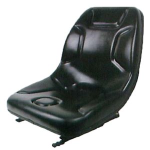 Ultra High Back Steel Pan Seat Black Vinylimage