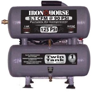 Electric Hand Carry Compressor, 1 HP, 4 Gallonsimage