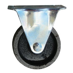 Steel Caster, Fixed Plate, 2 In. x 3/4 In.image