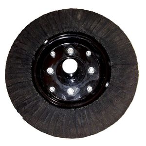 Laminated Tire, 4.00 x 8, 4 Bolt, 6mm Fabricated Hub, 1 In. Bushingimage