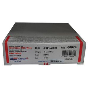 MIG Welding Wire, Solid Mild Steel, 0.035 Diameterimage