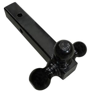 Tri-Ball Hitch, 2 In. Receiver, Black Powder Coatedimage