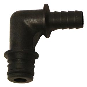 Fimco High Flo 12V Pump O-Ring Port Fitting x 1/2 HB 90 Degreeimage