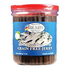 Triumph® Grain Free Jerky Salmon & Sweet Potato Dog Treats, 1.5 lbs.image