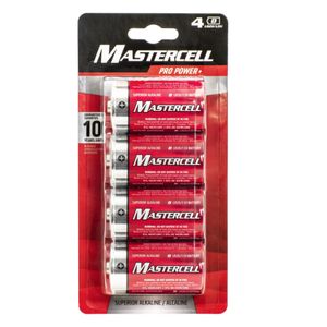 D Alkaline Batteries, (4 Pk)image