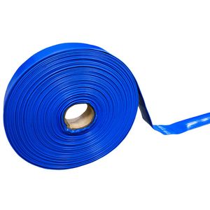 Blue PVC Discharge Lay Flat Hose, 1-1/2 In.image
