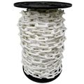 White Plastic Chain, 2 In.