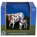 Toy Longhorn Cow and Calf