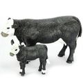 Baldy Cow and Calf