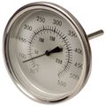 BBQ Cooker Thermometer, 2-3/4 Inch