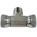 Hydraulic Adapter Tee Fitting 1/2 Inch Female x 1/2 Inch Male