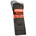 Wrangler Ultra-Dri Mens Large Steel Toe Boot Socks (2 pack) Black