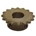 Roller Chain Sprocket, 16 Teeth, 35 Lbs.