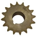 Roller Chain Sprocket, 16 Teeth, 40 Lbs.