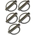 Heavy Duty Lynch Pin, 7/16" x 7/16" Zinc (5 pk.)