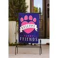 Welcome Furry Friend Garden Flag 12‑1/2"&nbsp;x&nbsp;18"