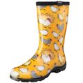 Ladies Garden Boot, Size 9, Yellow