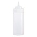 16 oz. Browne White Wide Mouth Squeeze Dispenser (6 pack)