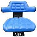 Tractor Seat Blue with Slide & Suspension