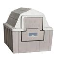 Insulated Dog House, Small, Gray