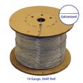 Electric Fence Wire, Galvanized, 14 Gauge, 1/2 Mile