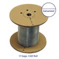 17 Gauge Galvanized Electric Fence Wire 1/4 Mile Roll (1320 Ft.)