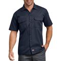 Dickies&reg; Short Sleeve Twill Work Shirt, Dark Navy, 3XL