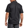 Dickies&reg; Short Sleeve Twill Work Shirt, Black, Medium