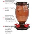 Humming Bird Feeder Barrel, 36 Oz.