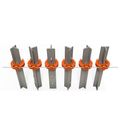 Lock Jawz T-Post Insulator, 25 Pack, Orange