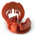 Lock Jawz T-Post Insulator, 25 Pack, Orange