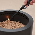 13 inches, Pellet Fire Pit, Black