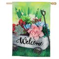 Evergreen Flags - Wagon Succulents House Flag