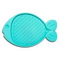 Bella Spill Proof Cat Mat, Fish, 19 x 12