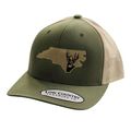 Low Country NC Deer, Moss/Khaki Snapback Hat