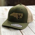 Low Country NC Deer, Moss/Khaki Snapback Hat
