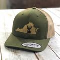 Low Country VA Deer, Moss/Khaki Snapback Hat