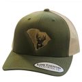 Low Country SC Deer, Moss/Khaki Snapback Hat