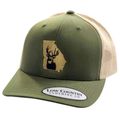 Low Country GA Deer, Moss/Khaki Snapback Hat