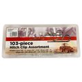 R Clip Assortment  Kit 103 Pieces